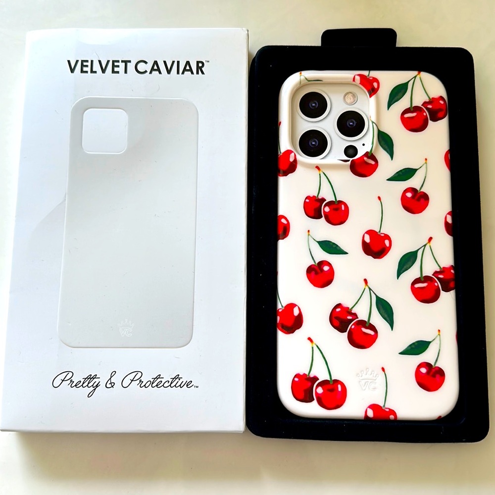 Authentic Velvet Caviar limited edition iPhone 14 Pro Max case